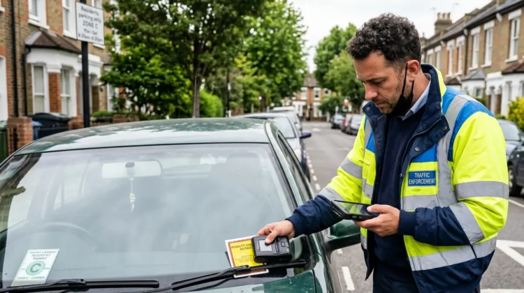 What causes parking fines even with a valid permit displayed?