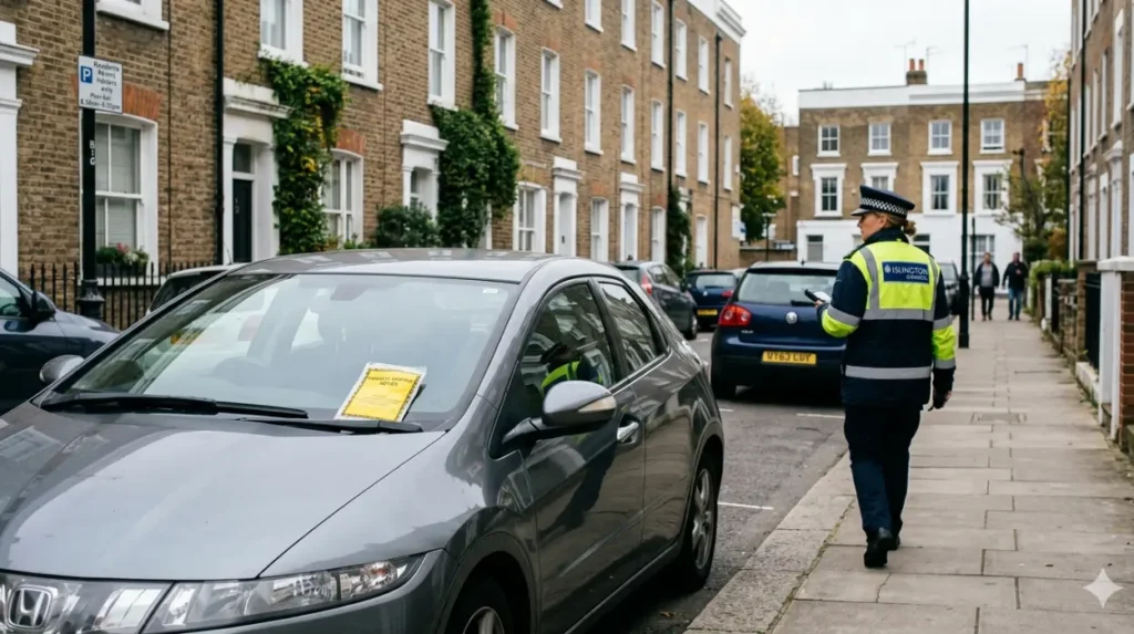 What is a “MIL” permit parking fine in Islington?