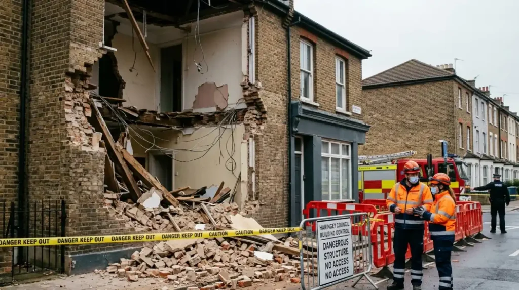 What is a dangerous structure in Haringey?