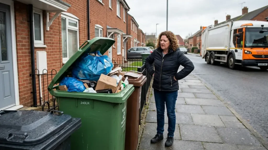 What is a missed bin collection and how is it defined?