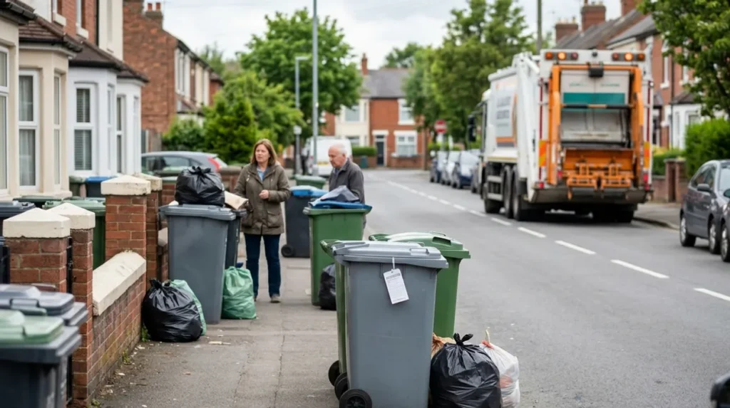 What is a missed rubbish collection and who is responsible?