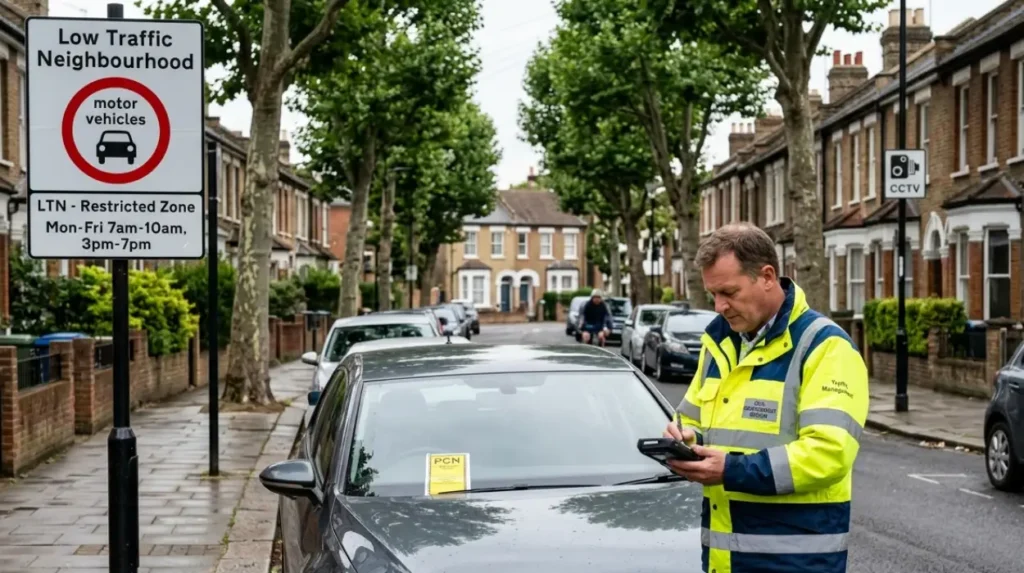 What is an LTN parking fine in North London?