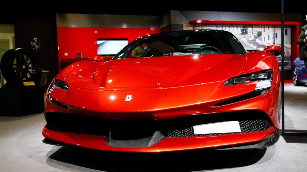 What is the timeline for the release of the electric Ferrari?