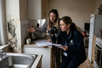 Who to contact if rented home is unsafe in UK?
