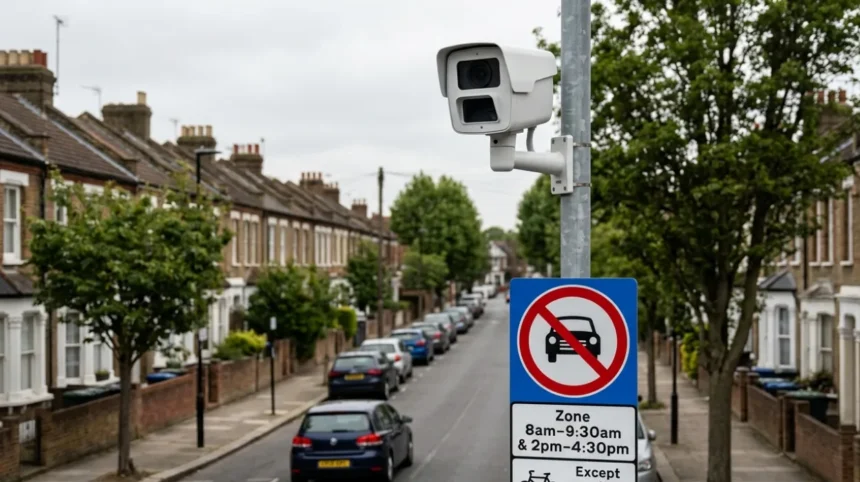 Why is a PCN issued for entering a low traffic zone?