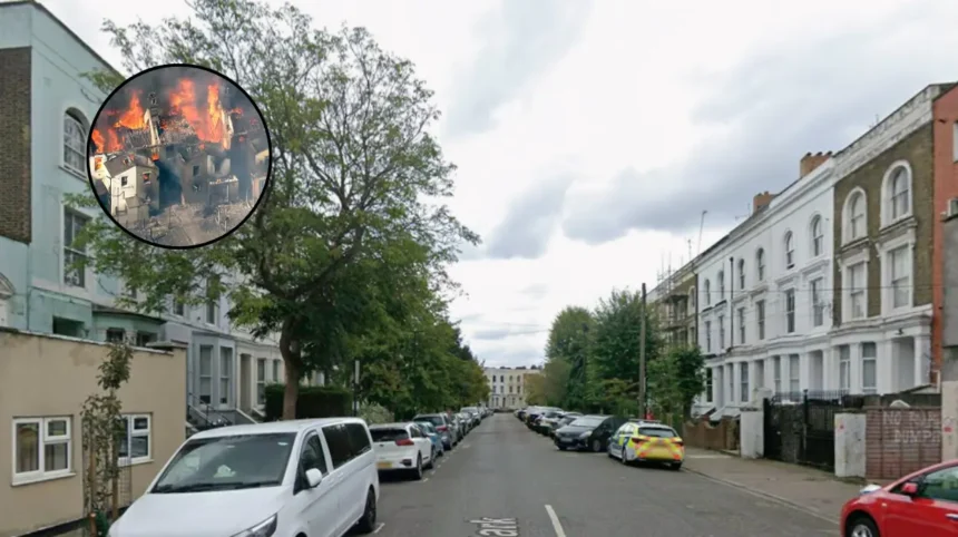 £1M Townhouse Fire Damages Multiple Homes in North London 2026