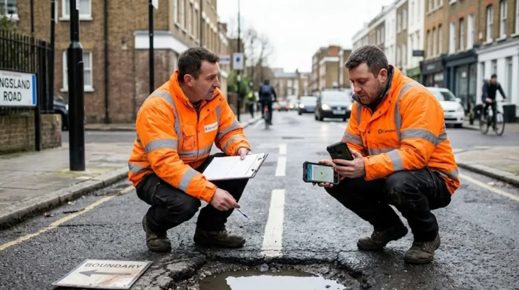 How Do You Report Potholes on Boundary Roads Between Two Boroughs?