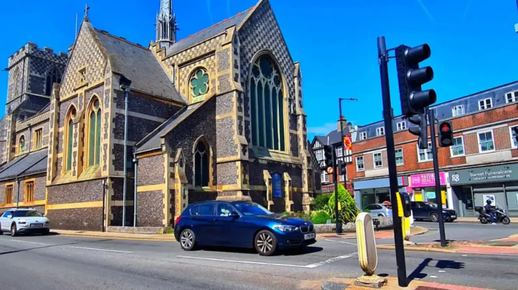 How do the borough's religious sites contribute to its hidden heritage?