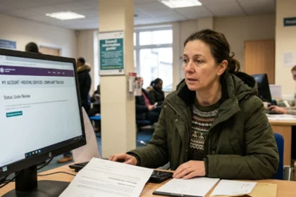 How to check status of council housing complaint?
