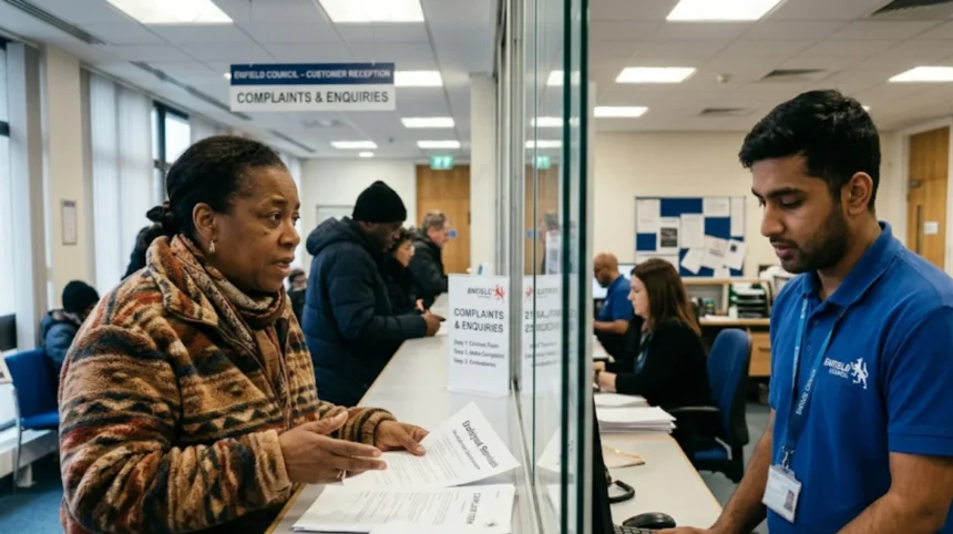 How to force action on delayed council services in Enfield?