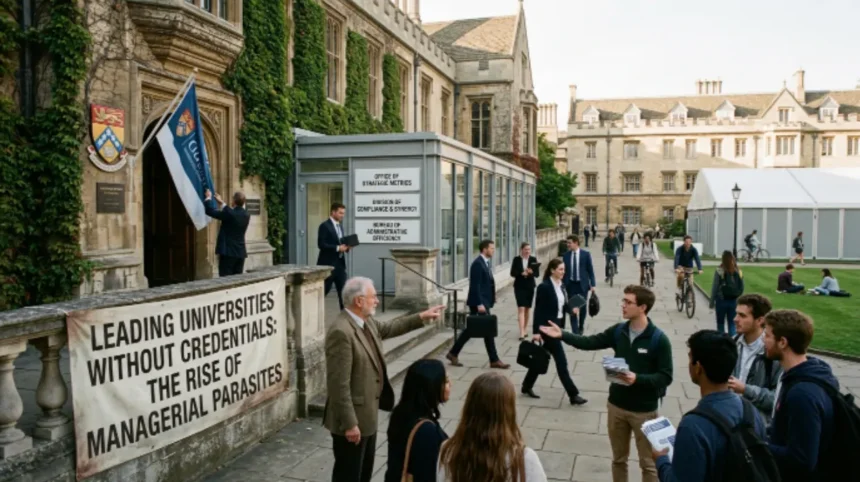 Leading Universities Without Credentials: The Rise of Managerial Parasites
