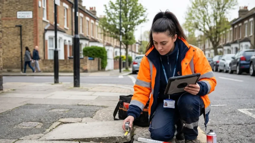 What Happens After Reporting Pavement Damage to Council in North London