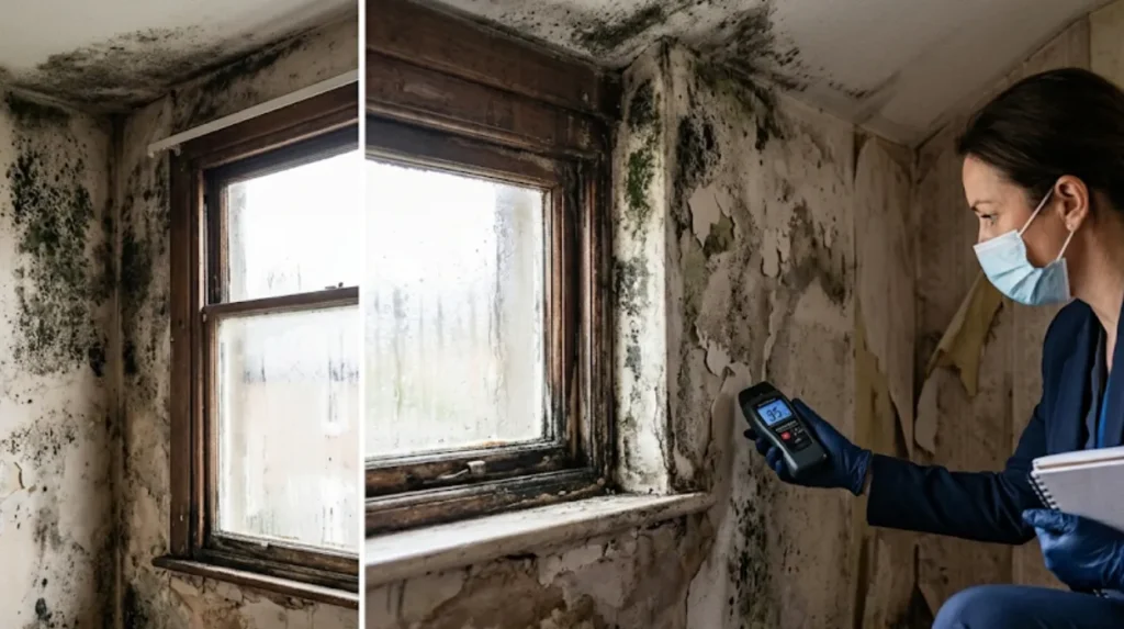 What counts as damp and mould?