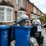 What happens when recycling is not collected in Enfield?
