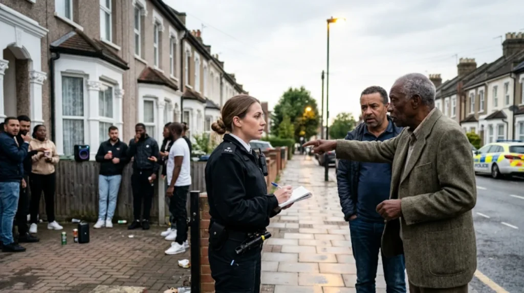 What is the legal definition of anti-social behaviour in UK residential areas?