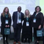 Left to right Jackie King, IBEC; Prof. Samuel O Idowu, President of the Global Corporate Governance Institute (GCGI); Prof. Antoinette Flynn, Conference Chair; Prof. Naomi Birdthistle; Raquel Noboa.