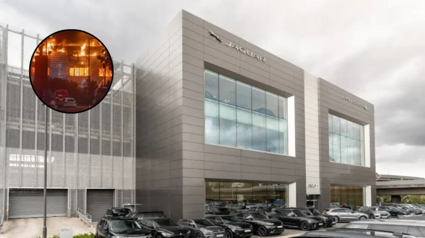 100 Firefighters Battle Tottenham Jaguar Land Rover Blaze; Tottenham 2026