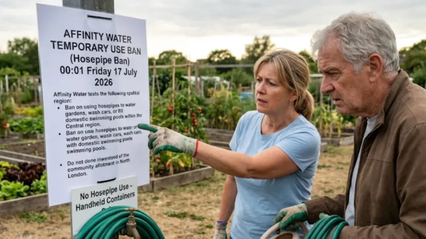 Affinity Water Hosepipe Ban North London: Who Is Affected Now