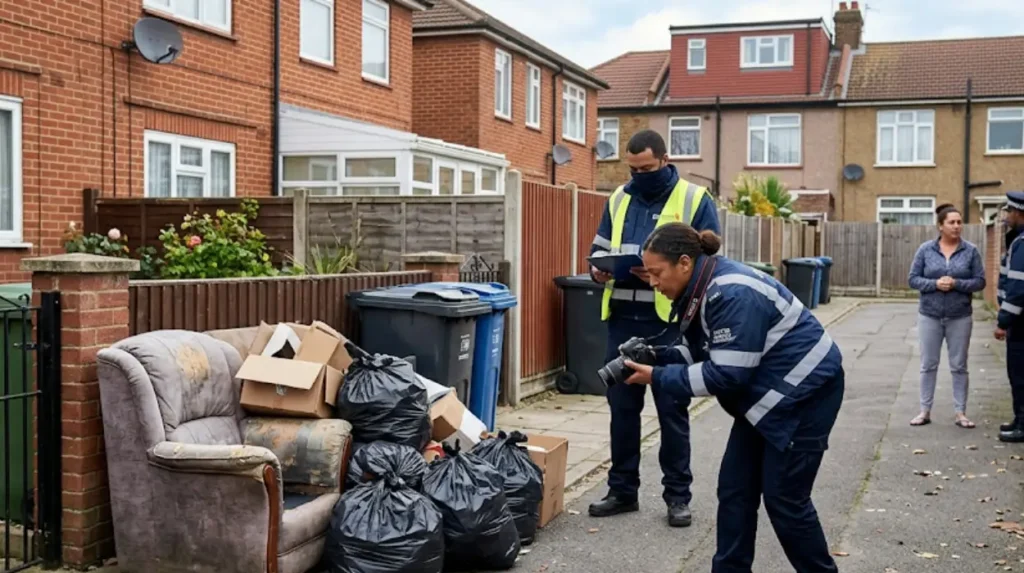 How can residents help prevent fly-tipping in Enfield residential neighbourhoods?