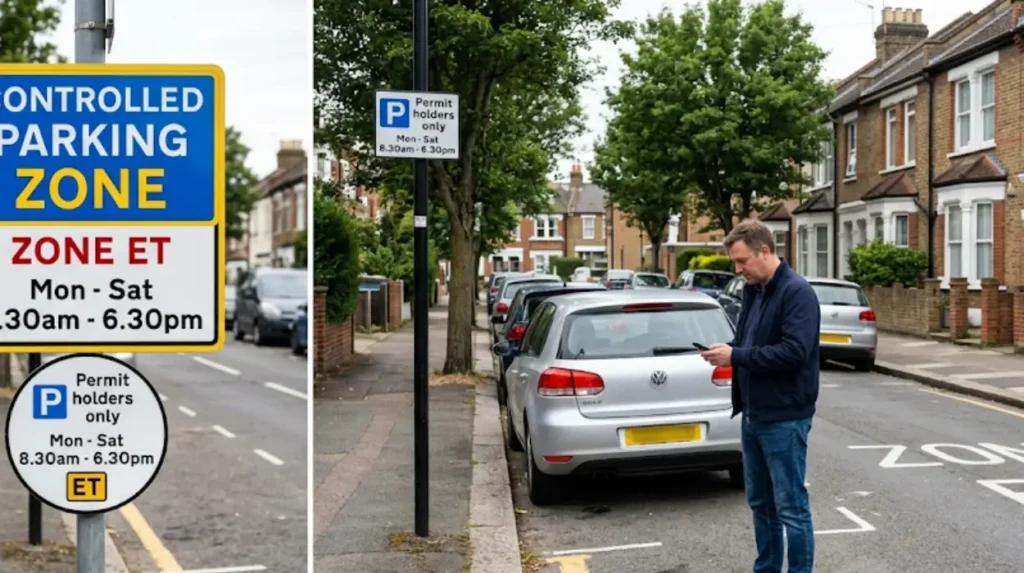 How do I find Enfield CPZ boundaries and parking rules?