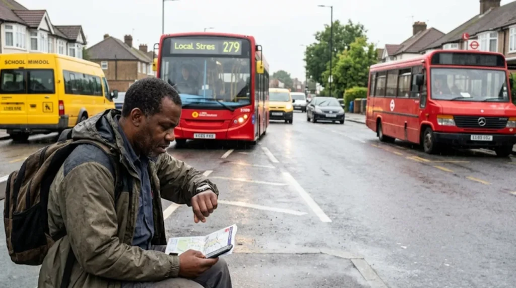 How do historical infrastructure investments create regional transport disparities between inner and outer North London?