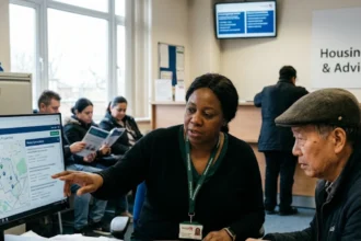 How does Enfield Council allocate social housing?