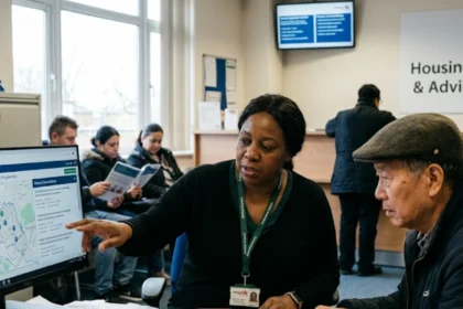 How does Enfield Council allocate social housing?