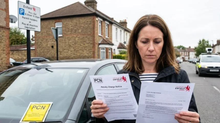 How to appeal a parking PCN in Enfield?