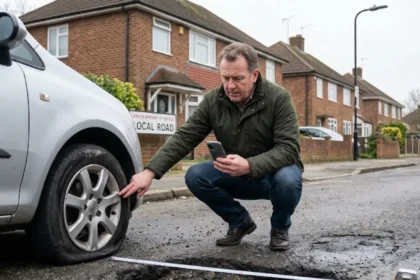 How to claim compensation for pothole damage in Enfield?
