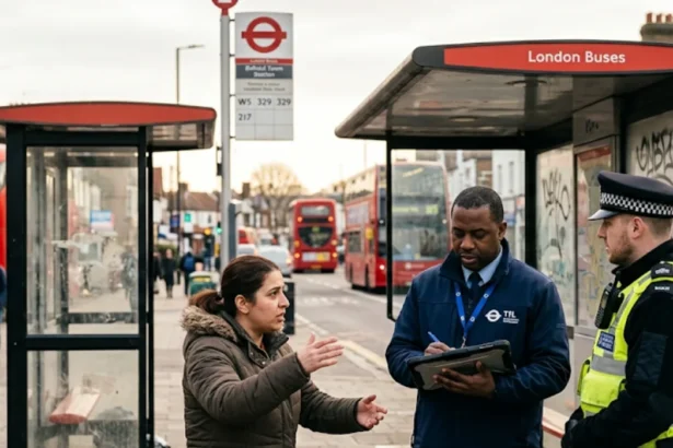 How to report unsafe bus stops in Enfield?