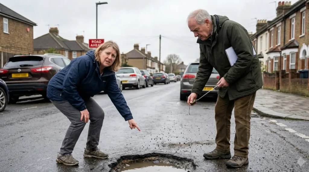What are common reasons Enfield Council rejects pothole damage claims?