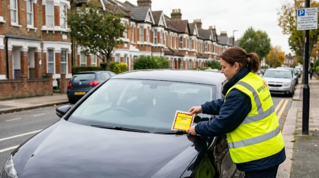 What is a parking PCN in Enfield?
