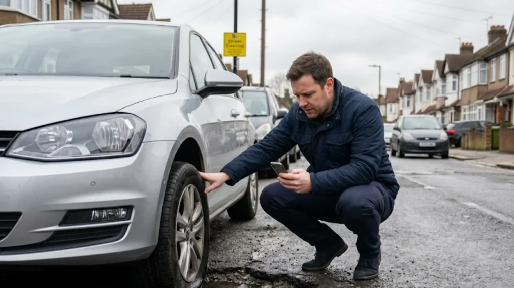 What is a pothole damage claim and why does it exist in Enfield?