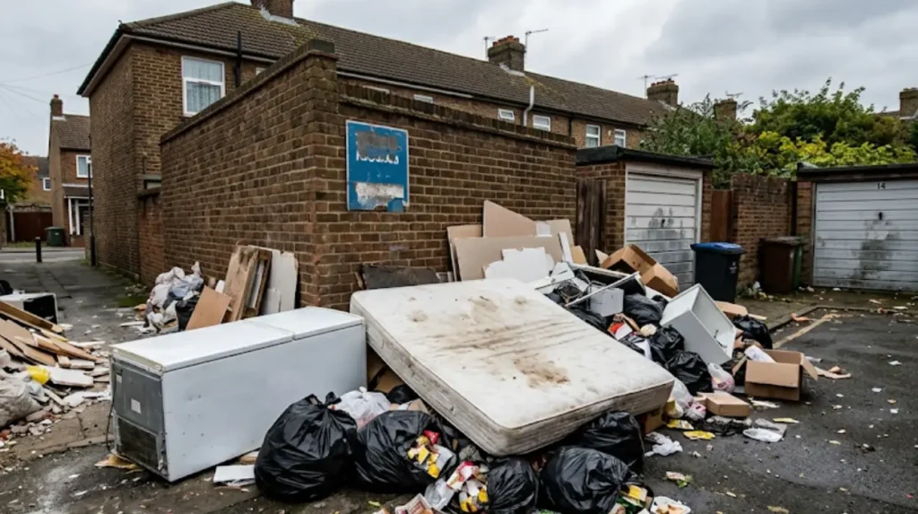 What is fly-tipping and how does it affect Enfield?