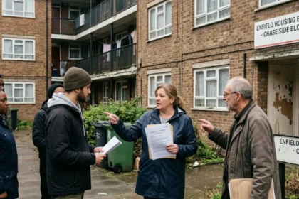 What to do about poor estate maintenance in Enfield?