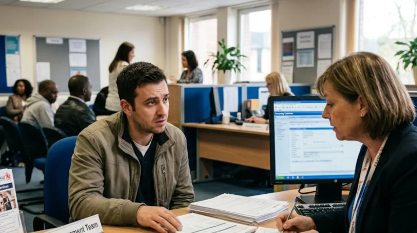 What to do if housing application is not progressing in Enfield?