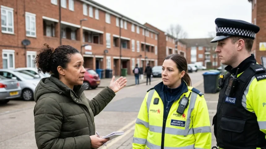 Who to contact for persistent ASB in Enfield?