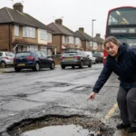 Why are Enfield roads full of potholes and delays in repair?