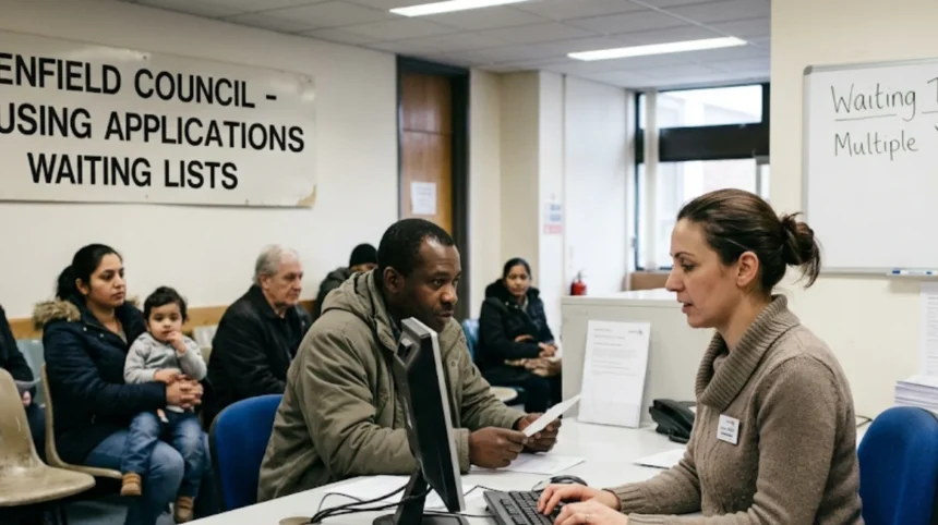 Why are council housing waiting lists so long in Enfield?