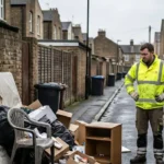 Why is fly-tipping common in Enfield backstreets?
