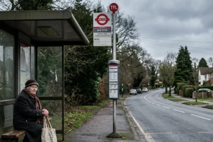 Why is public transport less reliable in outer Enfield areas?