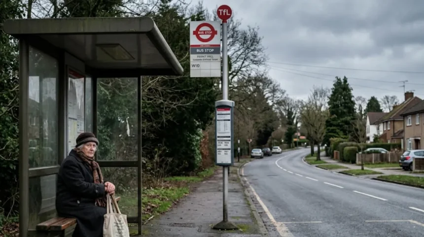 Why is public transport less reliable in outer Enfield areas?