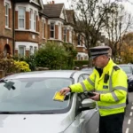 Why was a parking ticket issued in Enfield residential zones?