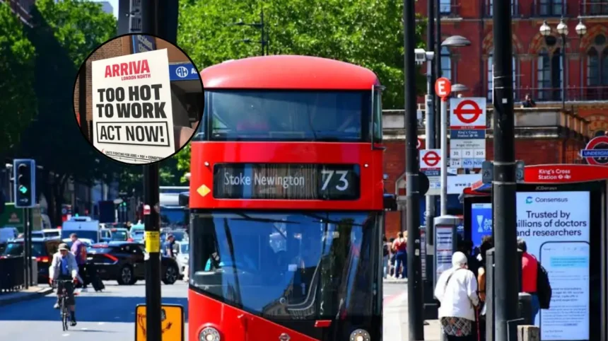 Arriva Bus Drivers Strike Over Extreme Cab Heat in London 2026