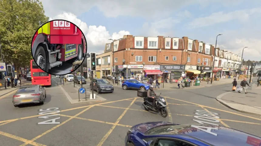 Firefighters tackle flat blaze above shop in Wood Green 2026