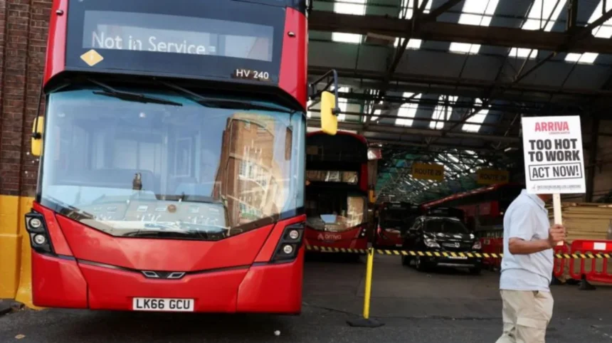 London Bus Drivers Anger over Suspended Heatwave Strike in Tottenham 2026