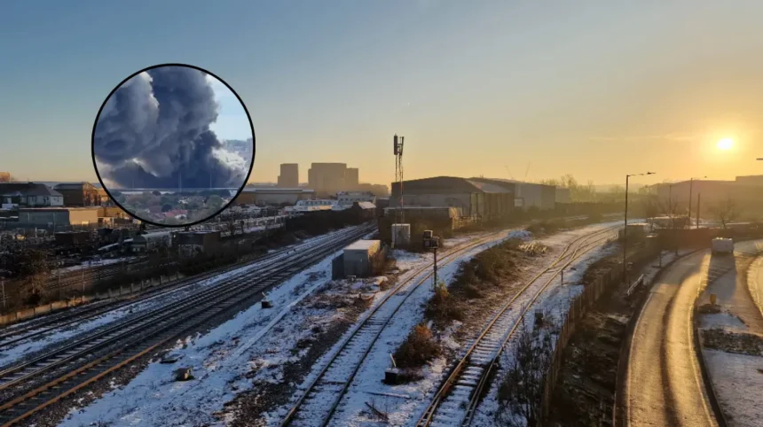 Neasden Waste Facility Fire Triggers Major London Rail Chaos 2026