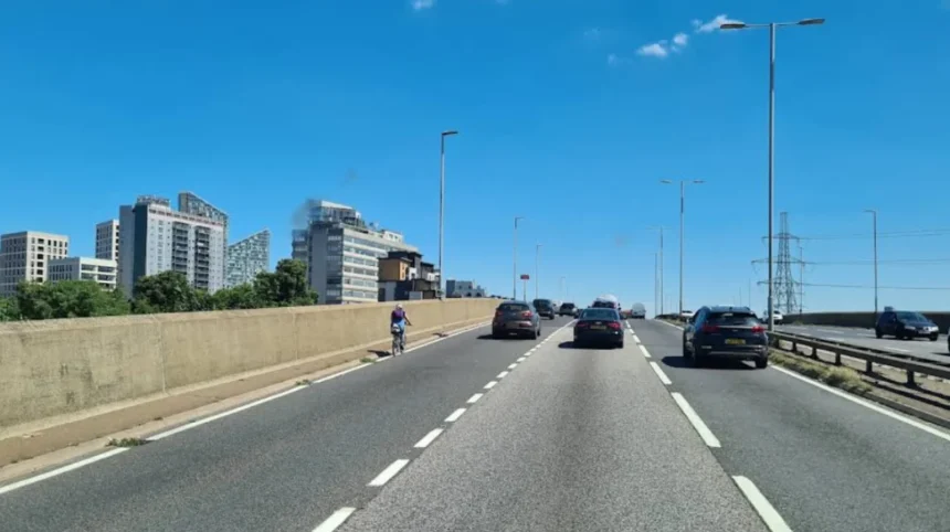 A406 North Circular Westbound Lane Closed After Crash Near Tottenham 2026