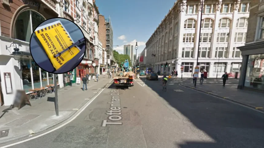 London’s Most Fined Roads Revealed: Tottenham Court Road Top in London 2026