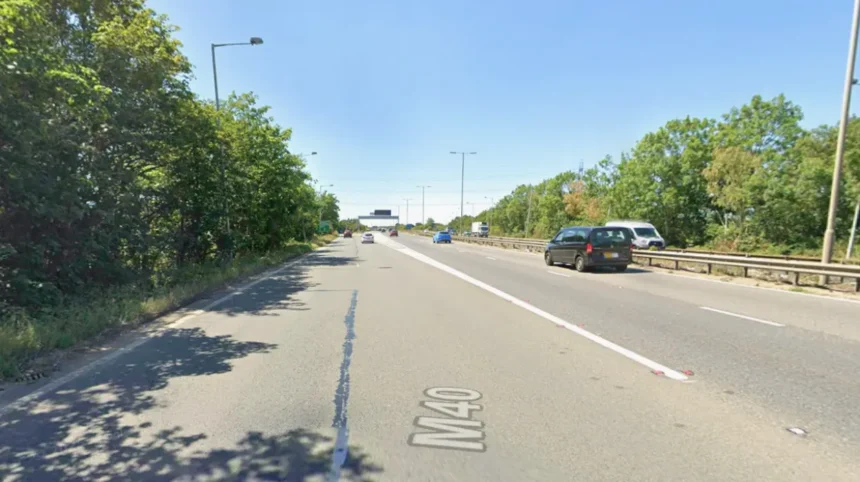 M40 Western Avenue Multi-Vehicle Crash Causes Heavy Traffic Congestion North London 2026